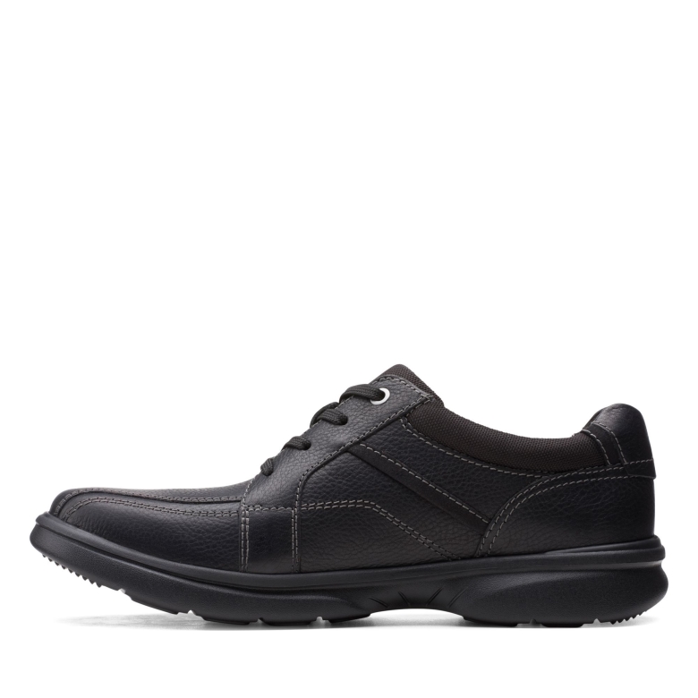 Bradley Walk Clarks Schwarzes Leder