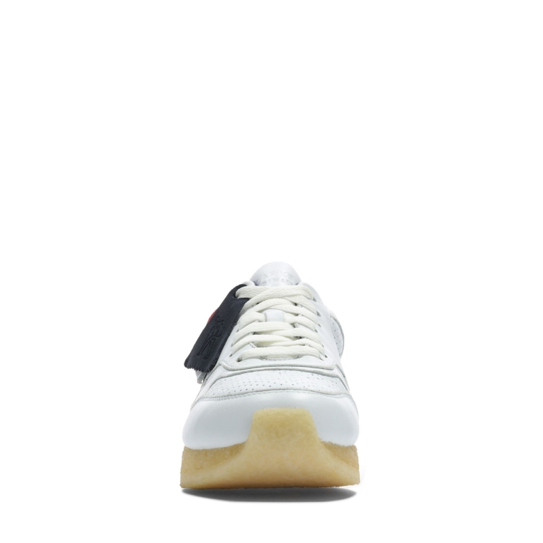 Lockhill Clarks Aus Weißem Leder