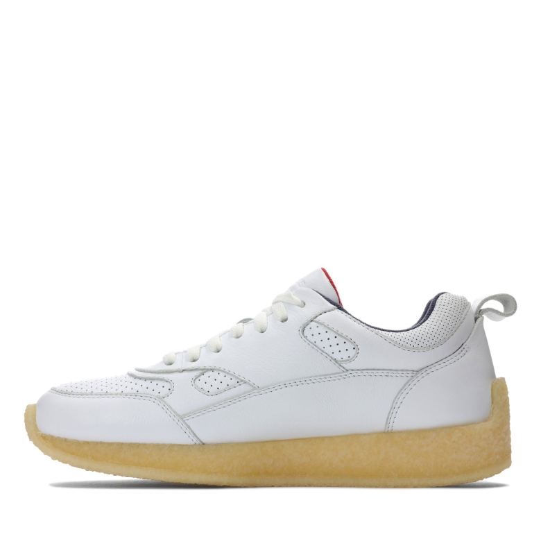 Lockhill Clarks Aus Weißem Leder