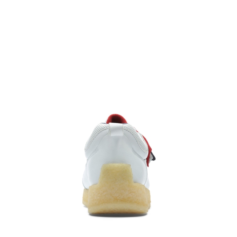 Lockhill Clarks Aus Weißem Leder