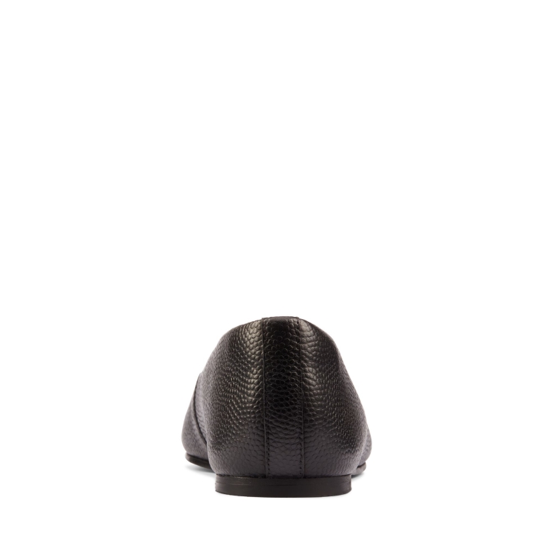 Pure Ballet 2 Clarks Schwarzes Leder