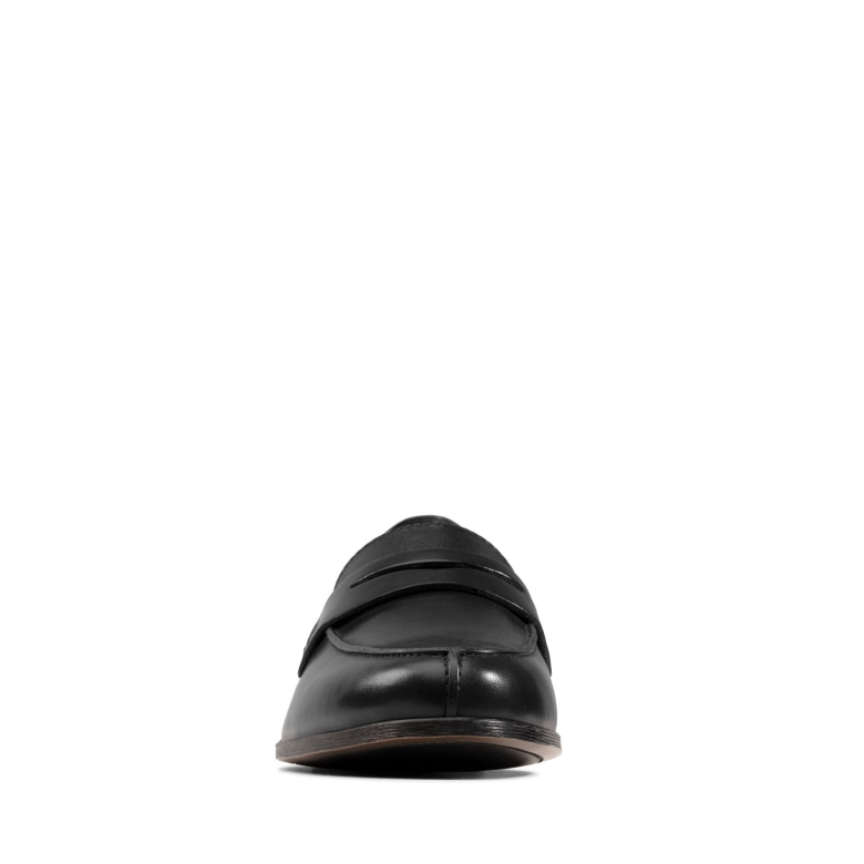 Clarks Hamble Loafer Aus Schwarzem Leder