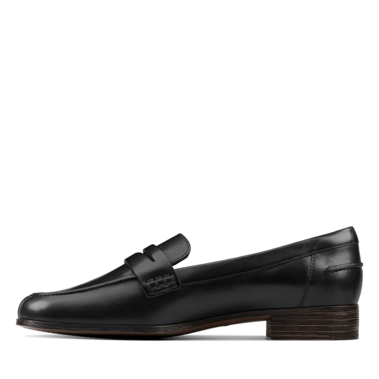 Clarks Hamble Loafer Aus Schwarzem Leder