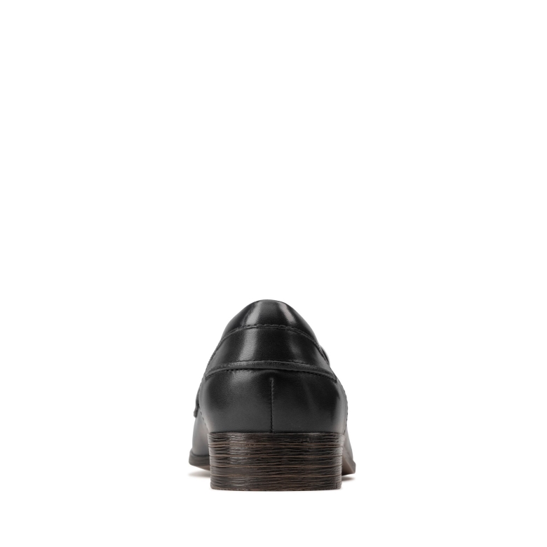 Clarks Hamble Loafer Aus Schwarzem Leder
