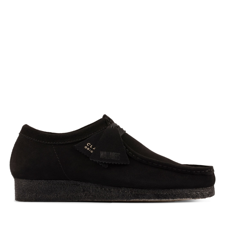 Clarks Wallabee Schwarz Sde