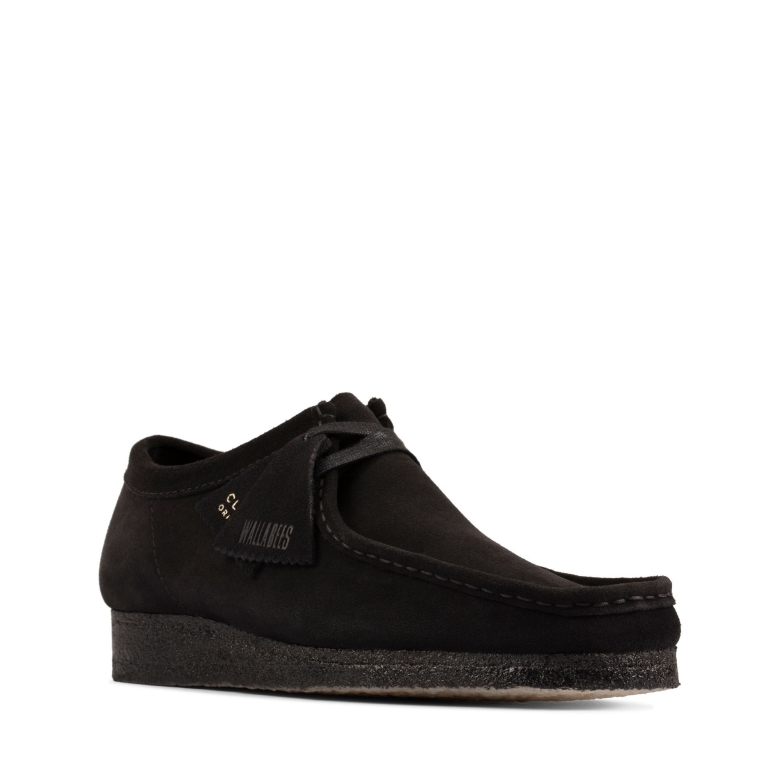 Clarks Wallabee Schwarz Sde