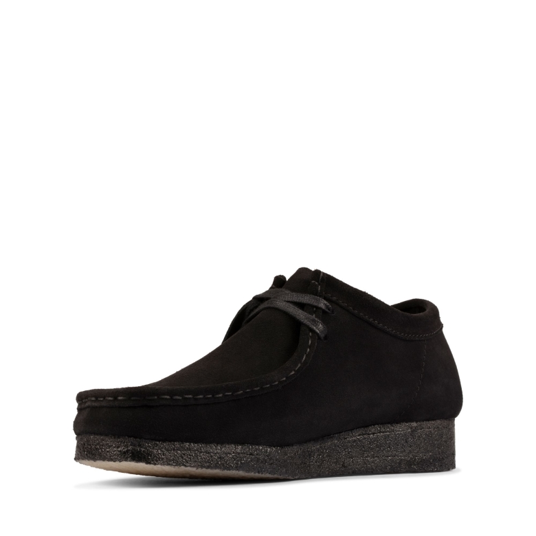 Clarks Wallabee Schwarz Sde
