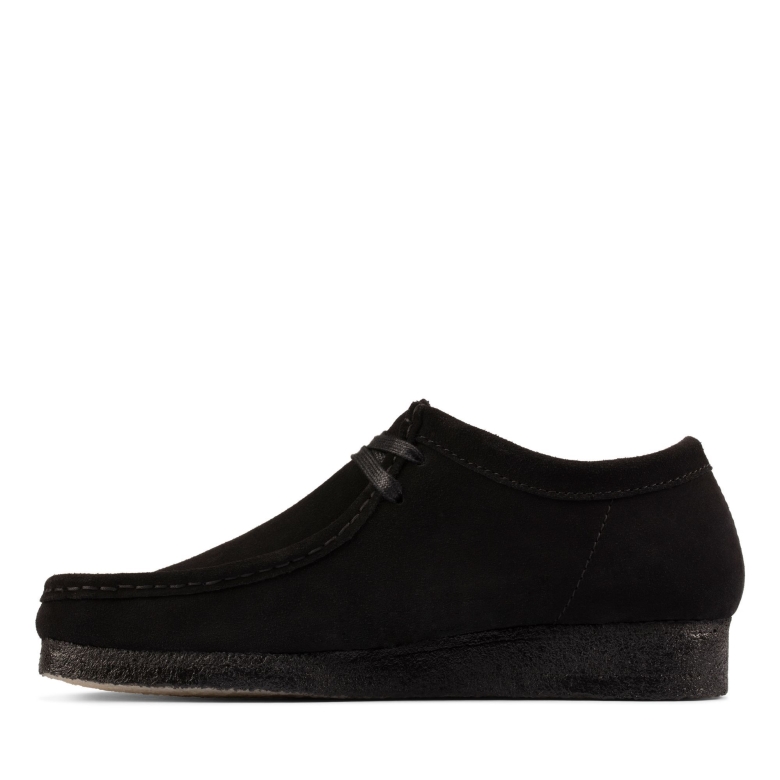 Clarks Wallabee Schwarz Sde