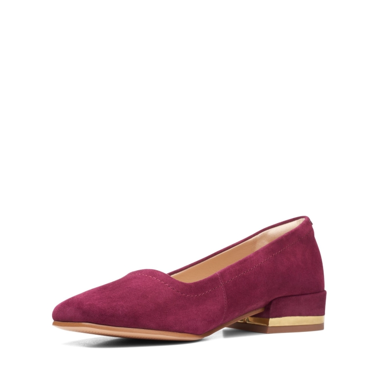 Seren 30 Court Clarks Merlot-Wildleder