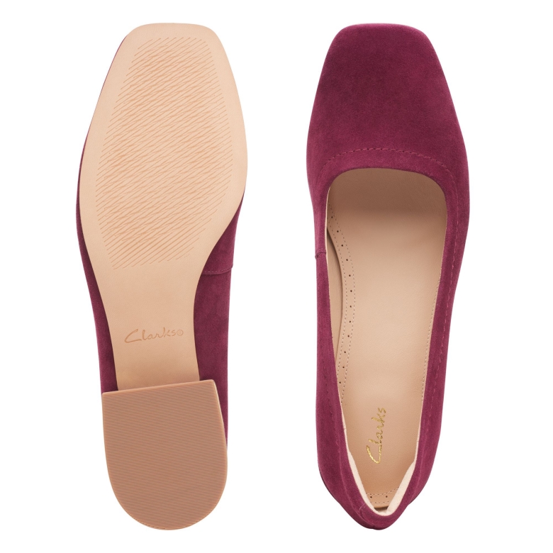 Seren 30 Court Clarks Merlot-Wildleder