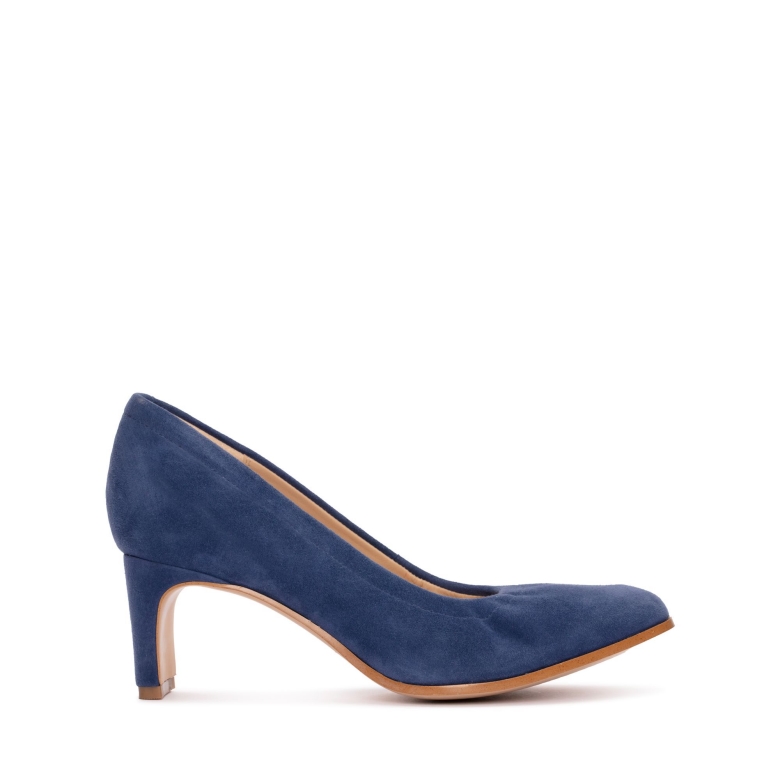 Blaues Wildleder Clarks Seren 55 Soft