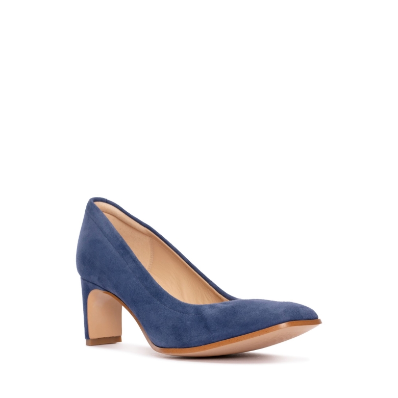 Blaues Wildleder Clarks Seren 55 Soft