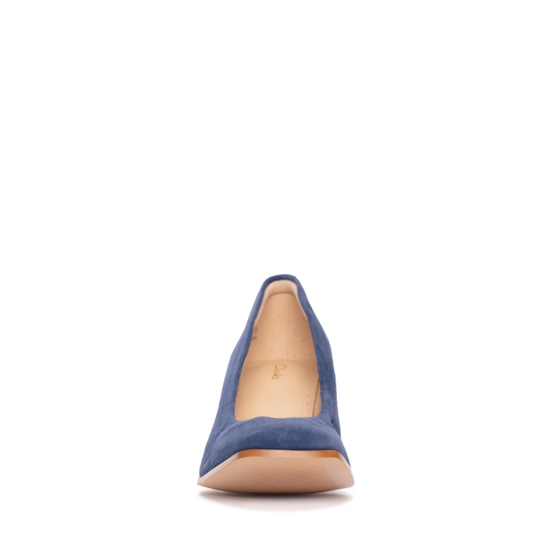 Blaues Wildleder Clarks Seren 55 Soft