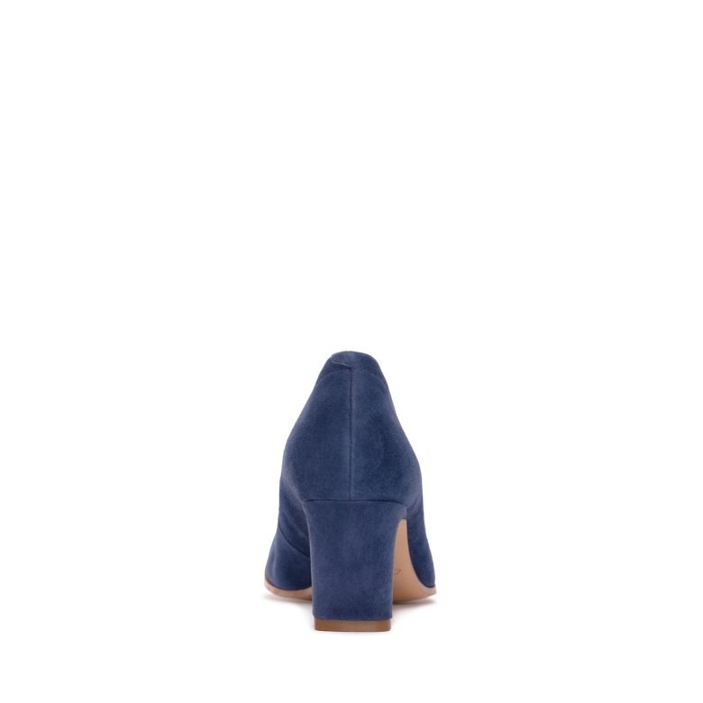 Blaues Wildleder Clarks Seren 55 Soft