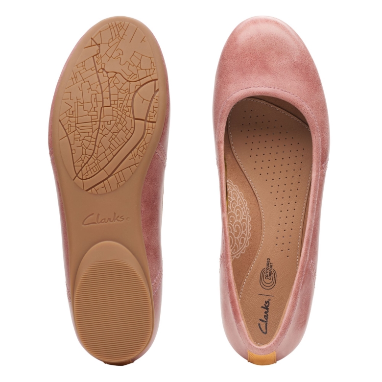 Rose Clarks Canebay-Ebene