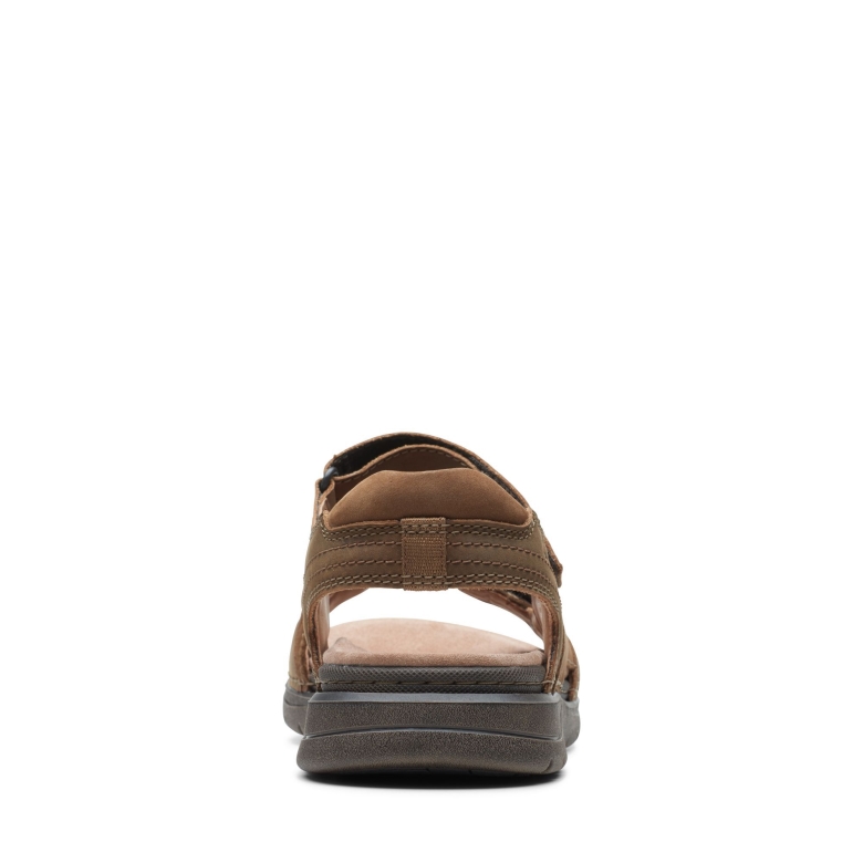 Hellbraune Leder-wildleder-kombination Clarks Nature Trek