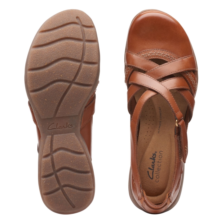 Clarks Roseville Step Tan Manager