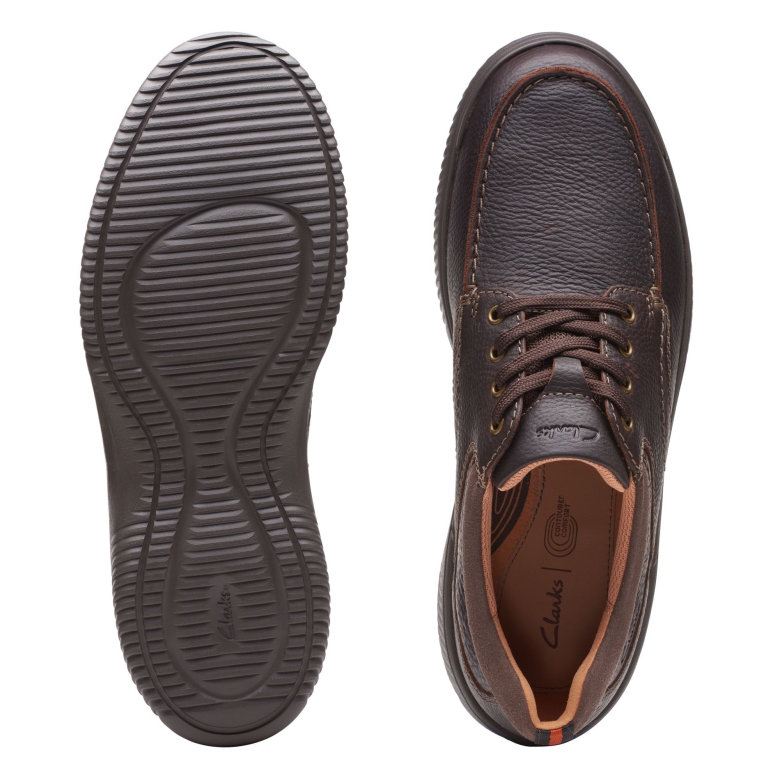 Clarks Donaway Edge Braunes Leder