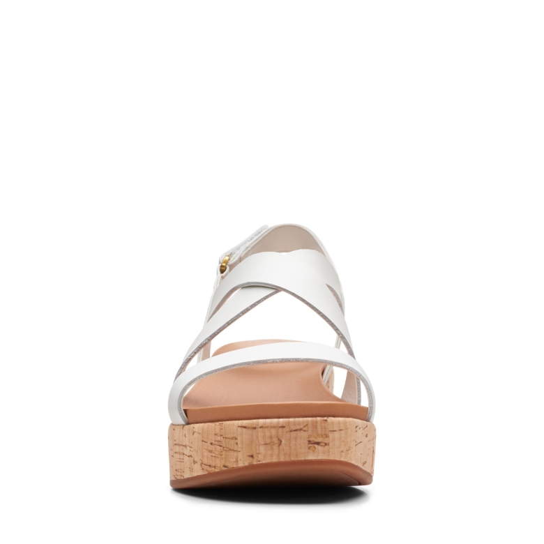 White Clarks Kimmei Kork