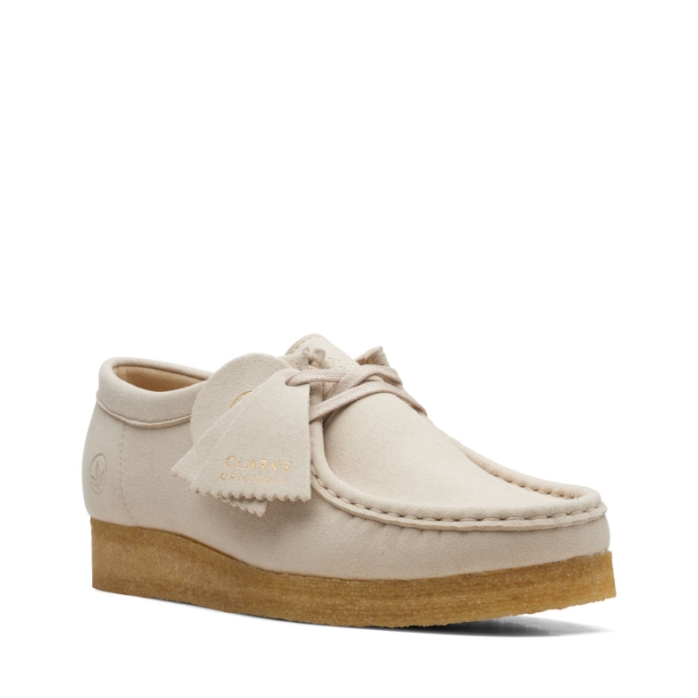 Wallabee Clarks Off White Syn