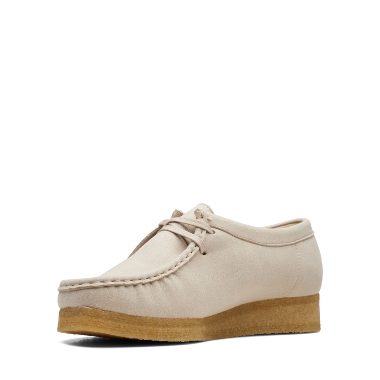 Wallabee Clarks Off White Syn