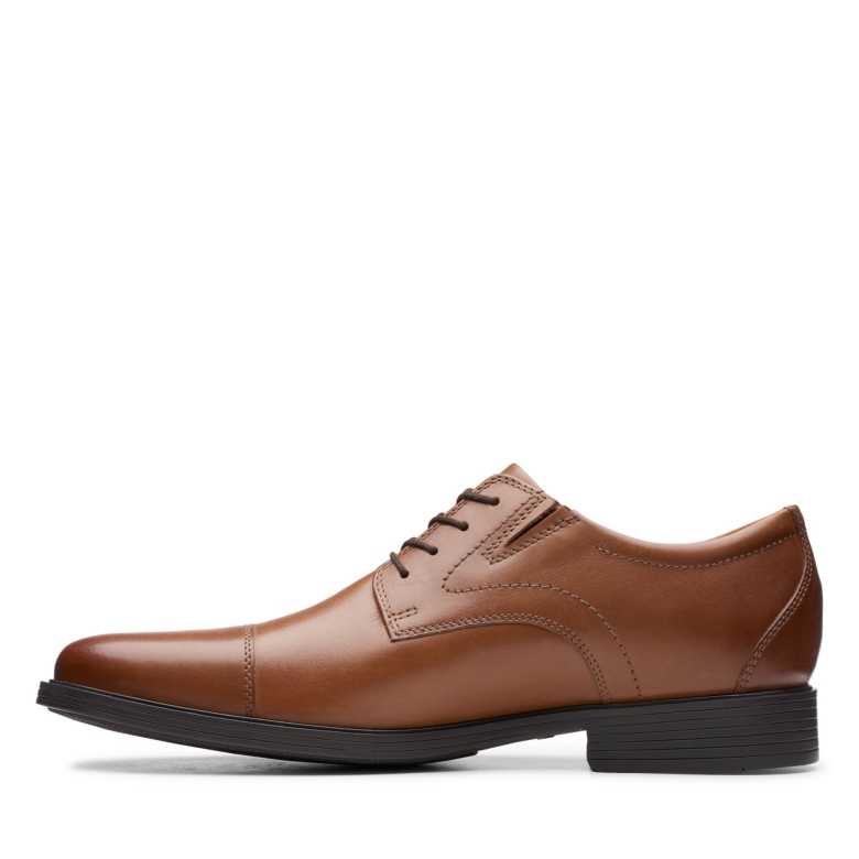 Clarks Whiddon-mütze Aus Dunkelbraunem Leder
