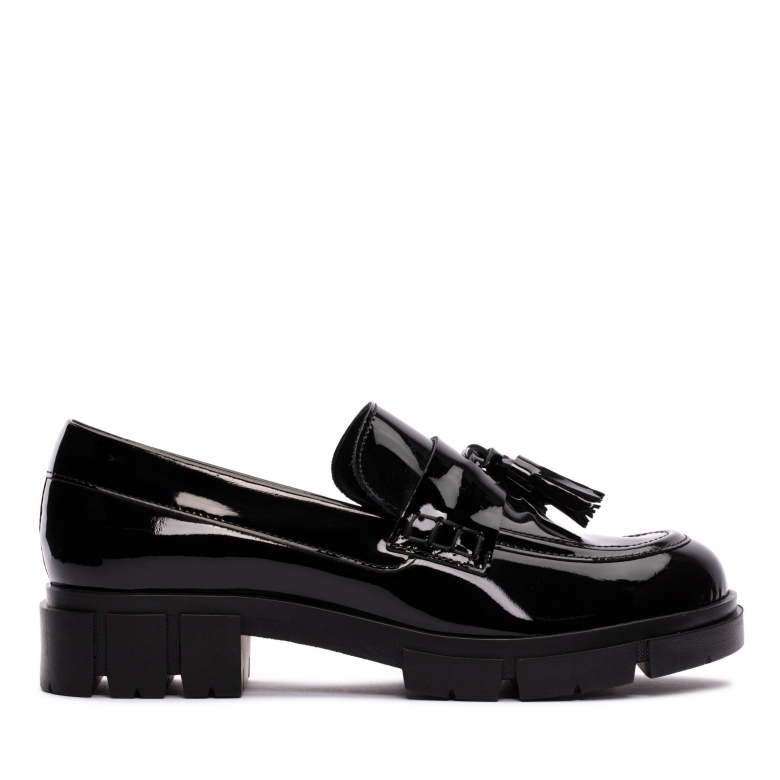 Teala Loafer Clarks Black Pat