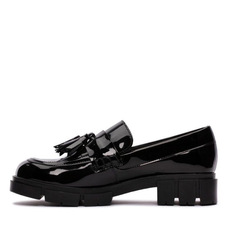 Teala Loafer Clarks Black Pat