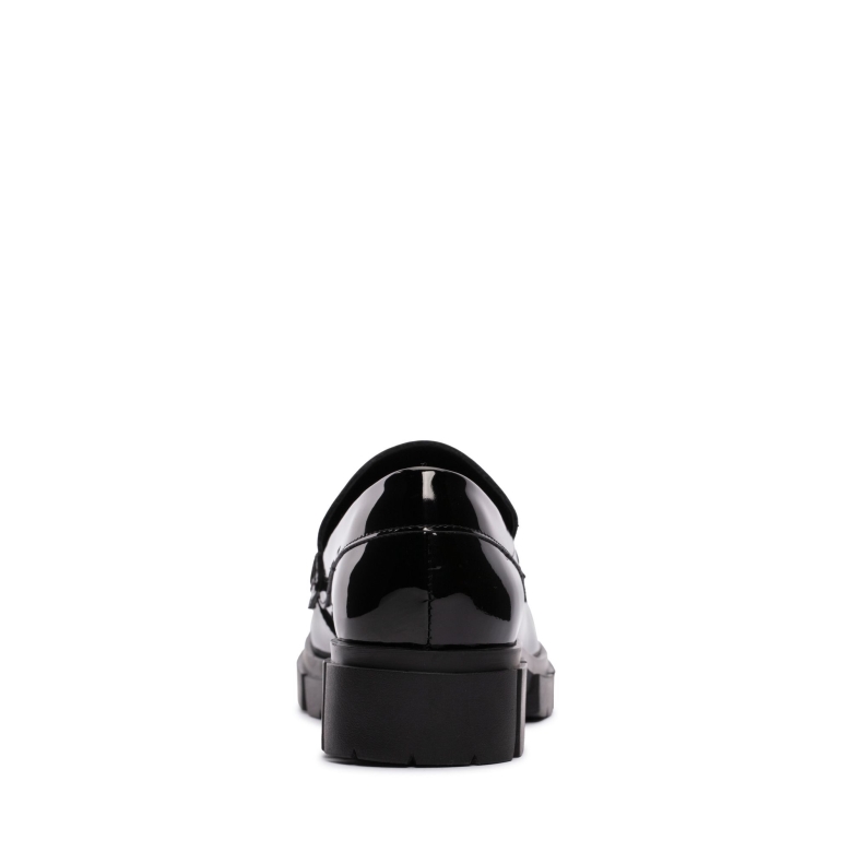 Teala Loafer Clarks Black Pat