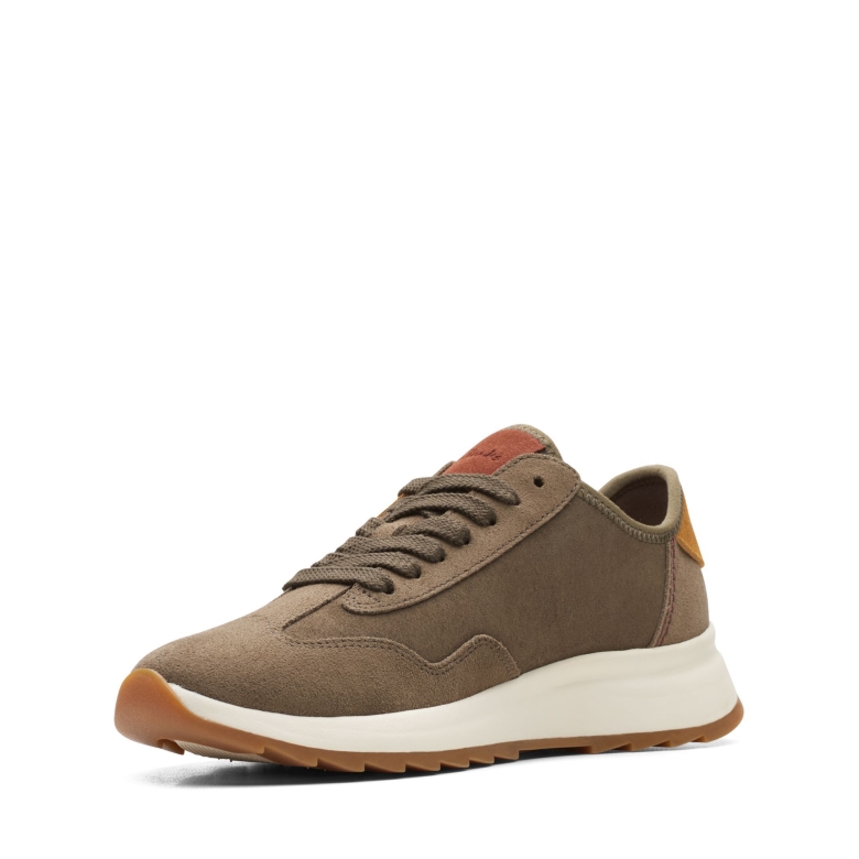 Dash Lite Lo Clarks Dunkeloliv Kombi