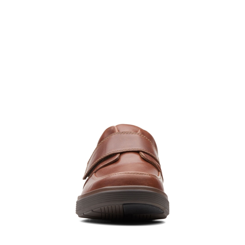 Clarks Un Abode Strap Aus Dunkelbraunem Leder
