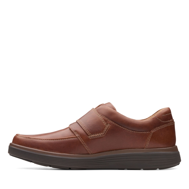 Clarks Un Abode Strap Aus Dunkelbraunem Leder