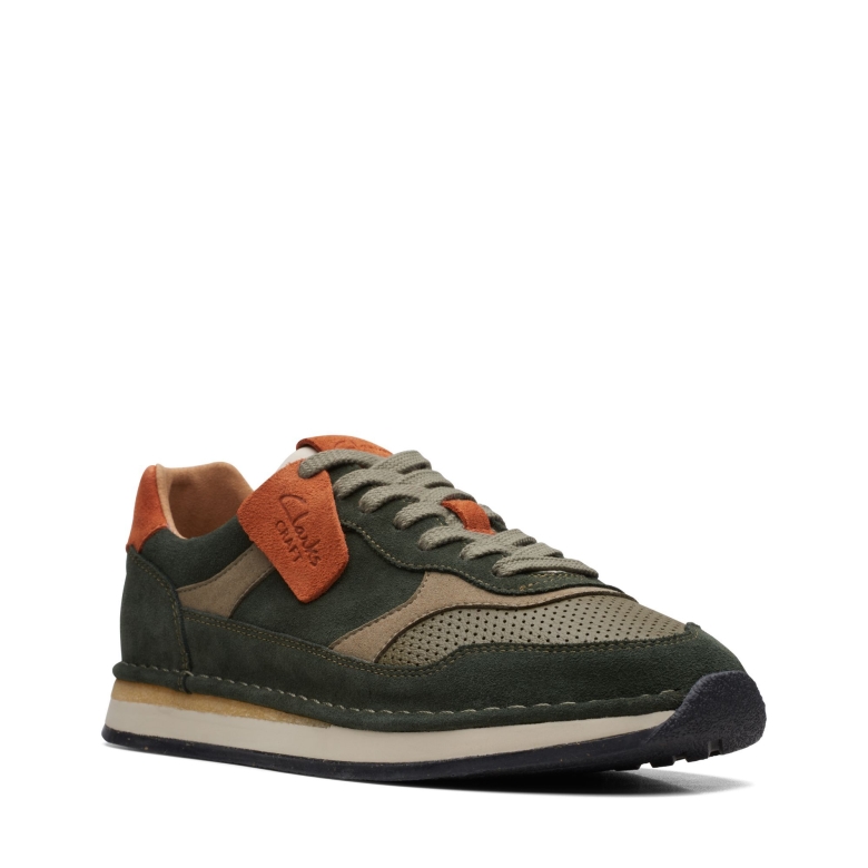 Olive Kombi Clarks Craft Run Tor