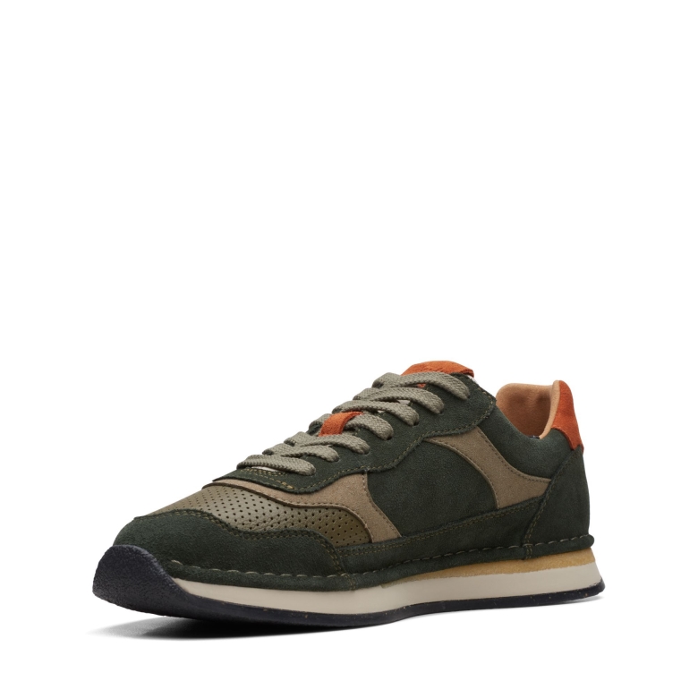 Olive Kombi Clarks Craft Run Tor
