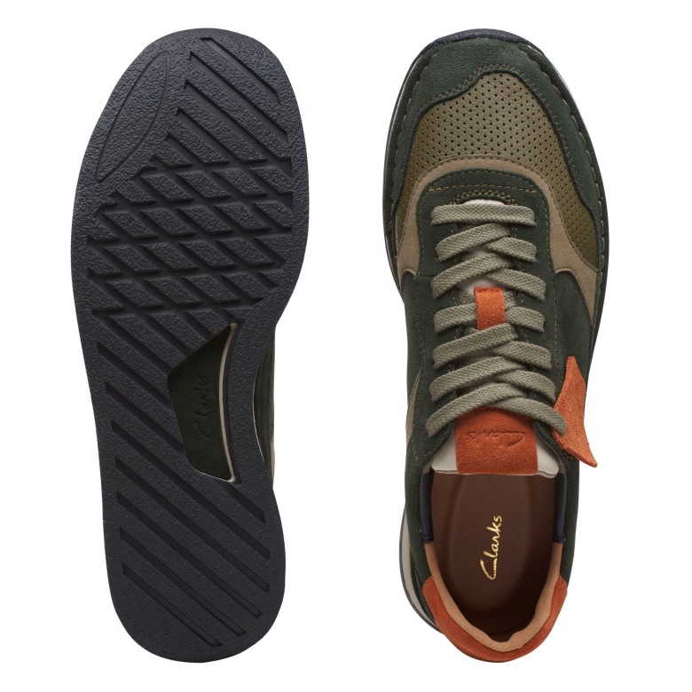 Olive Kombi Clarks Craft Run Tor