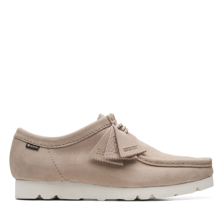 Sand Clarks Wallabee GTX