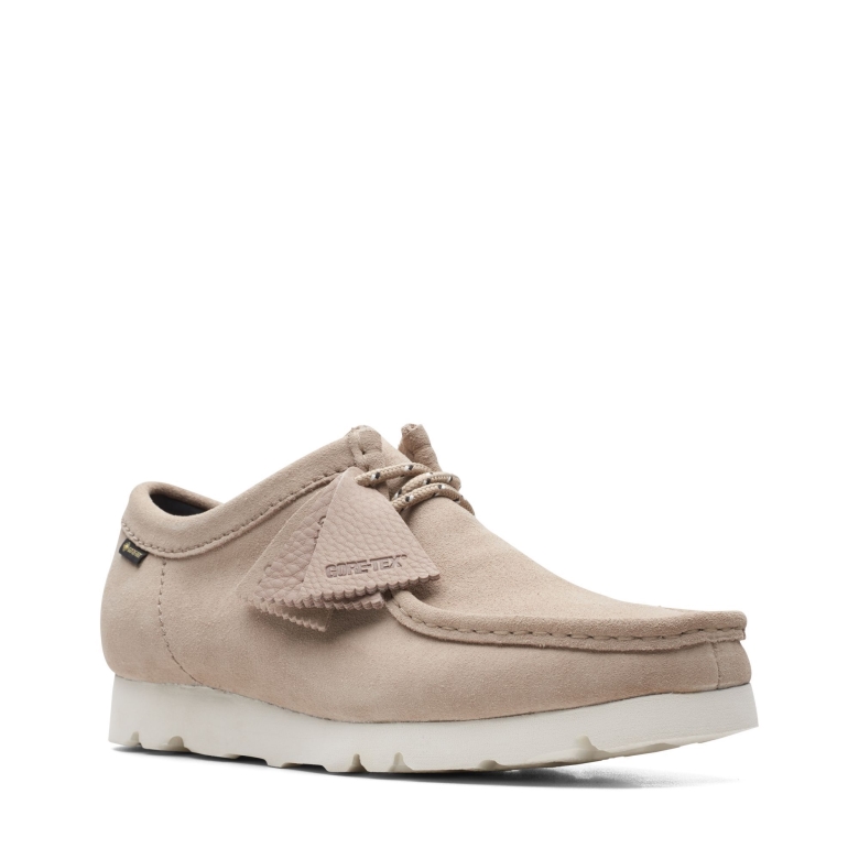 Sand Clarks Wallabee GTX