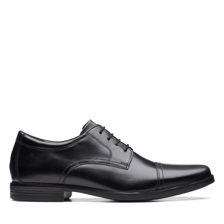 Howard-mütze Aus Schwarzem Leder Clarks