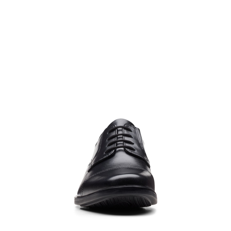 Howard-mütze Aus Schwarzem Leder Clarks