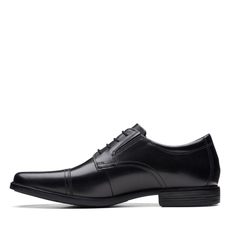 Howard-mütze Aus Schwarzem Leder Clarks