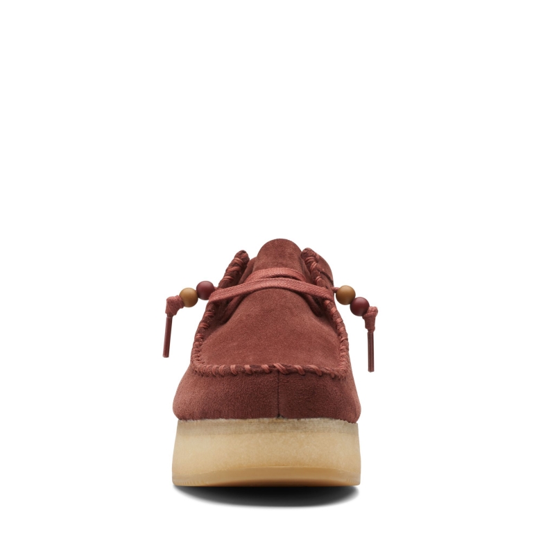 Bordeaux Wildleder Clarks Wallacraft Lo