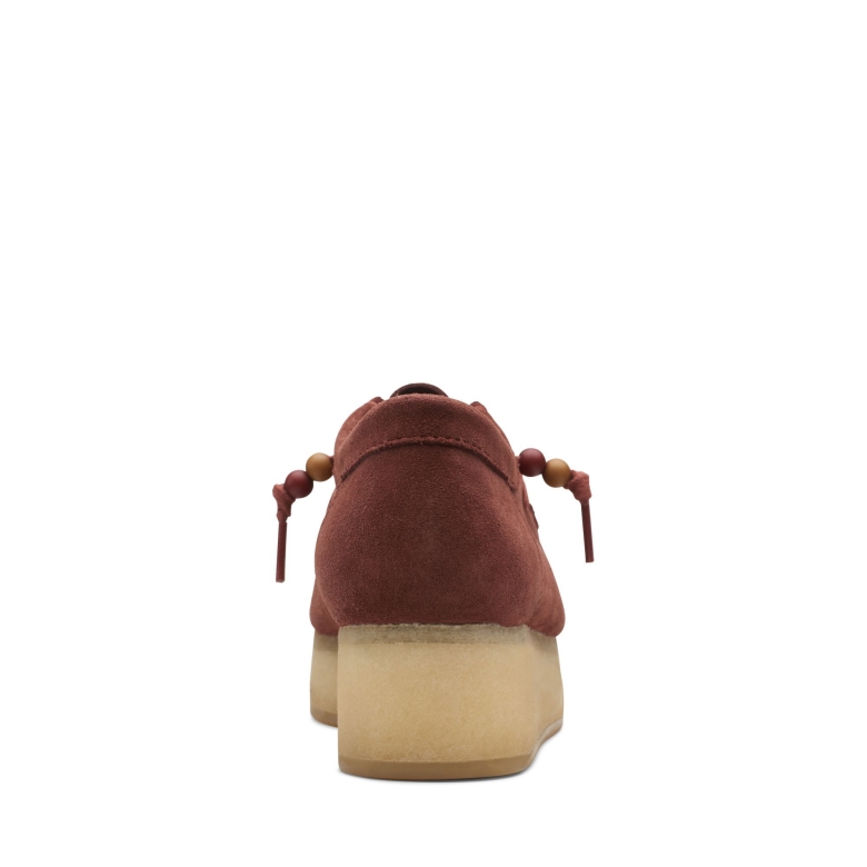 Bordeaux Wildleder Clarks Wallacraft Lo