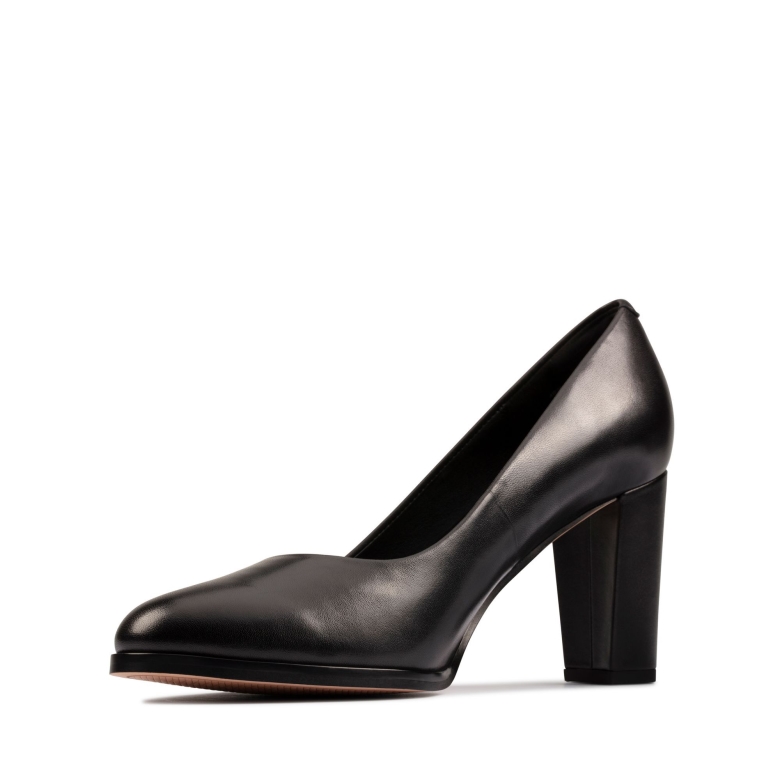 Kaylcara 2 Clarks Schwarzes Leder