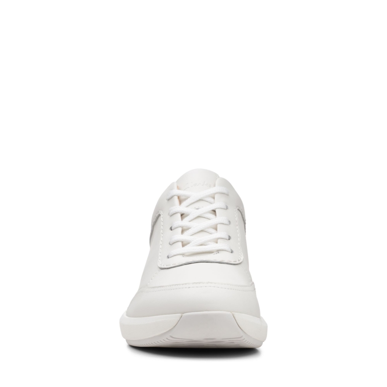 Un Rio Mix Clarks Weißes Leder