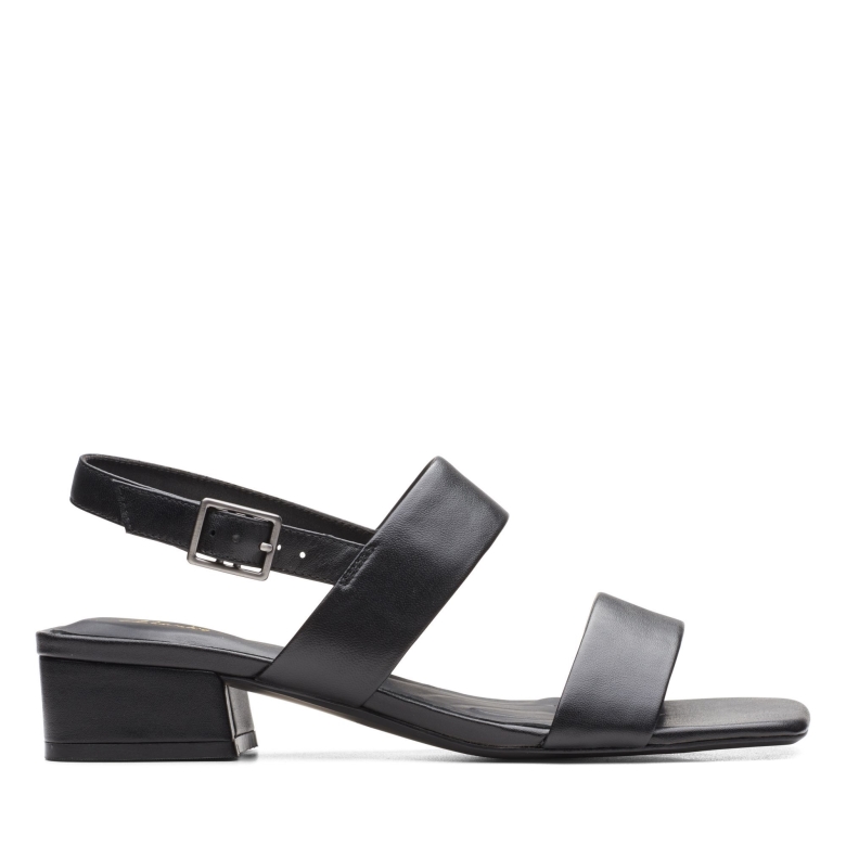 Schwarzes Leder Seren25 Armband Clarks