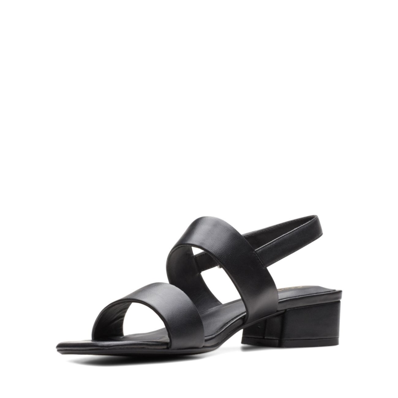 Schwarzes Leder Seren25 Armband Clarks