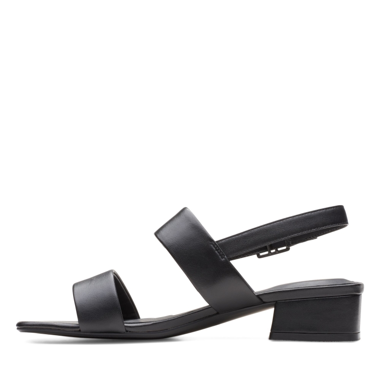 Schwarzes Leder Seren25 Armband Clarks