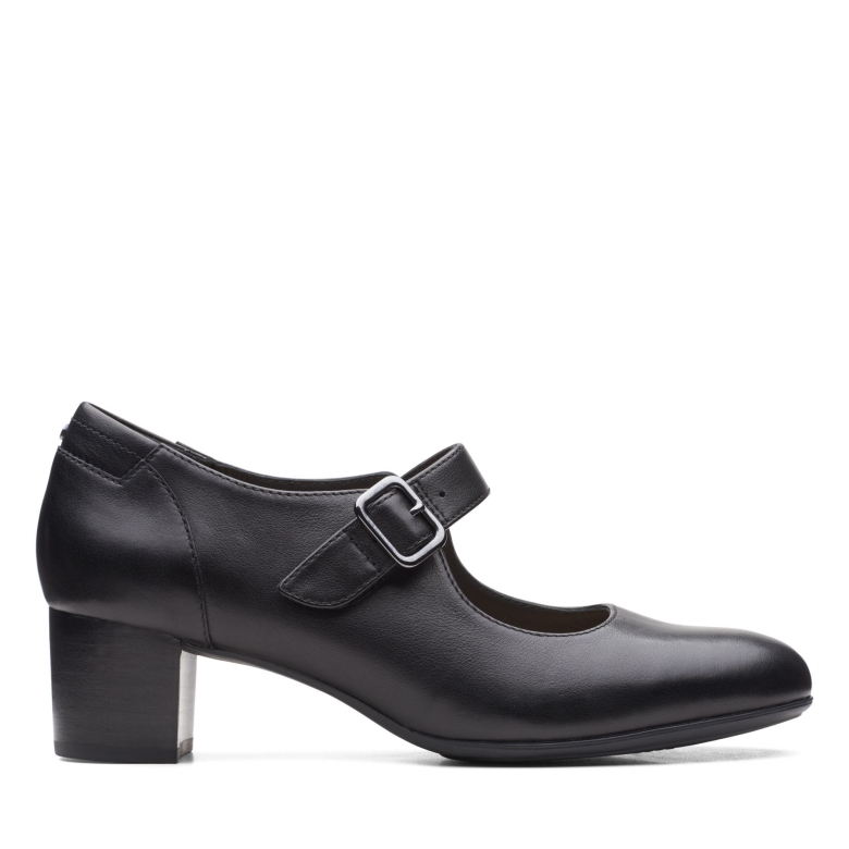 Clarks Linnae Walk Schwarzes Leder