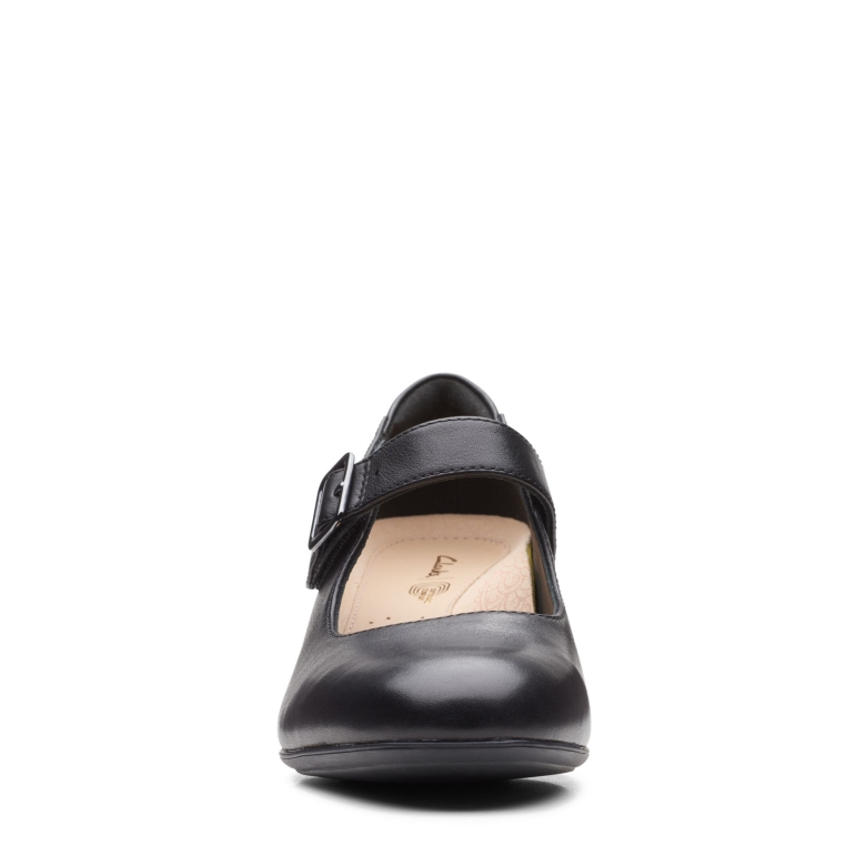 Clarks Linnae Walk Schwarzes Leder