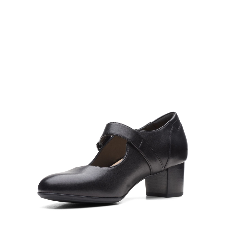 Clarks Linnae Walk Schwarzes Leder